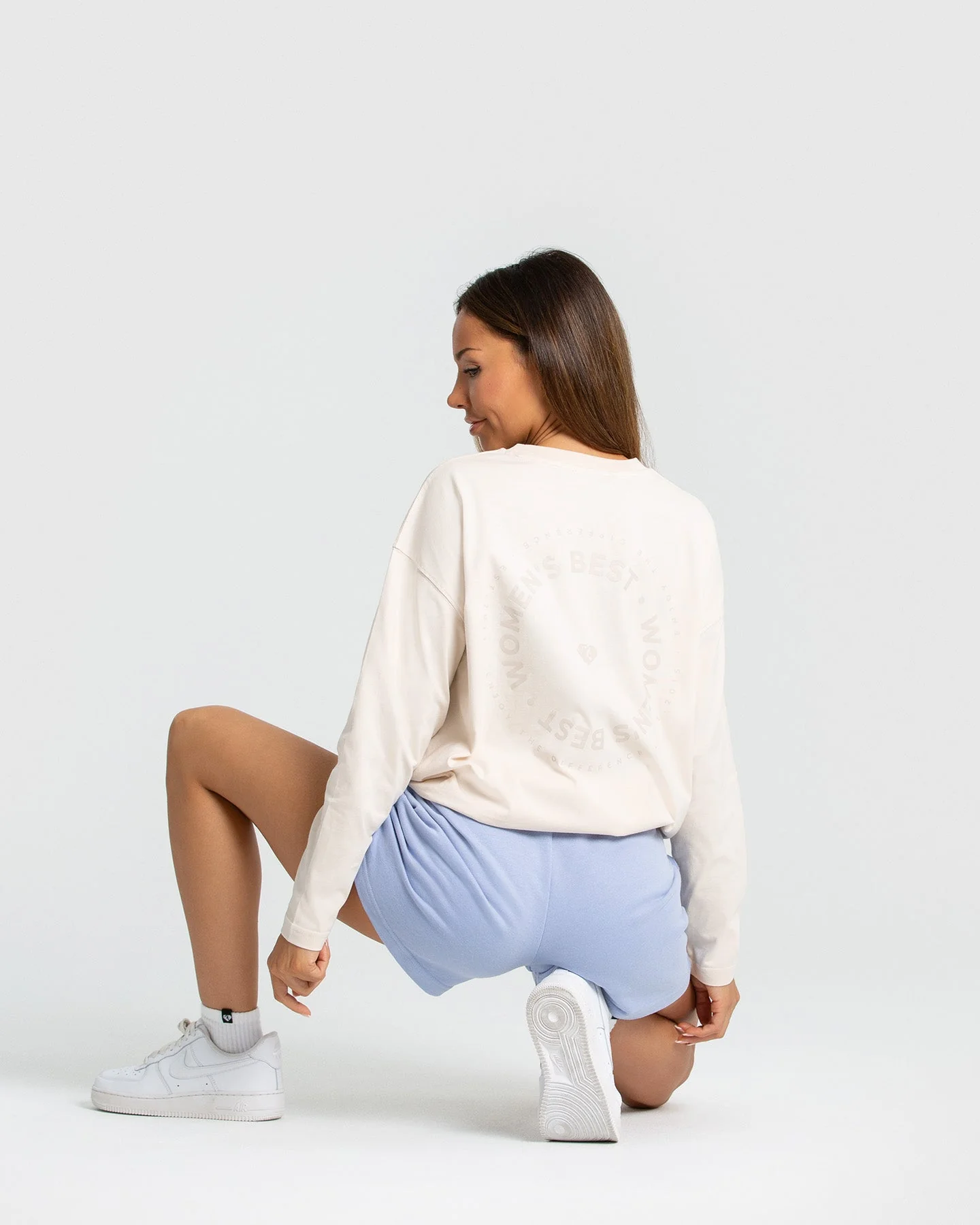 Comfort Oversized Long Sleeve T-Shirt | Sand - Image 5