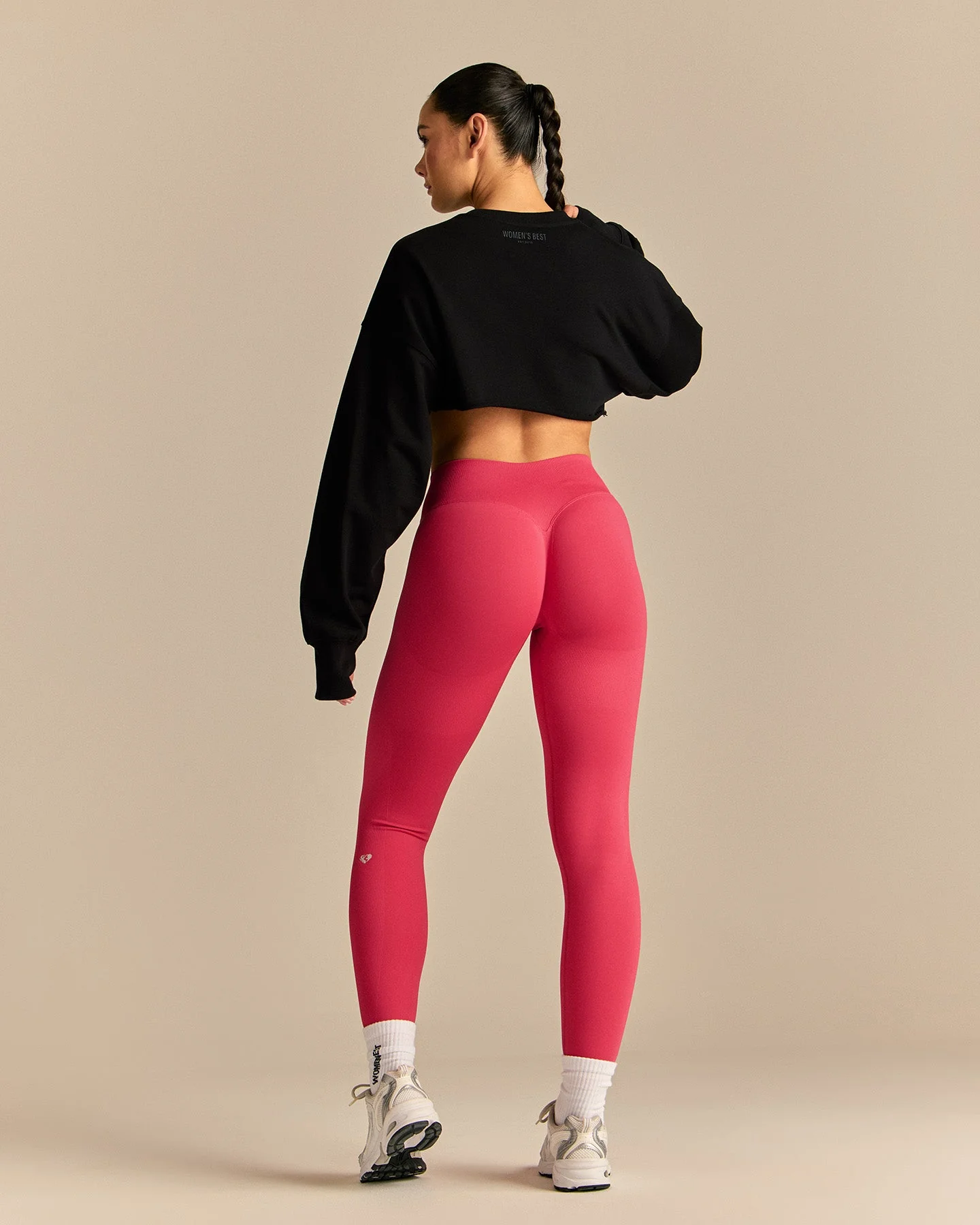 Comfort Pump Cover Ultra Cropped Sweat | Black - Image 2