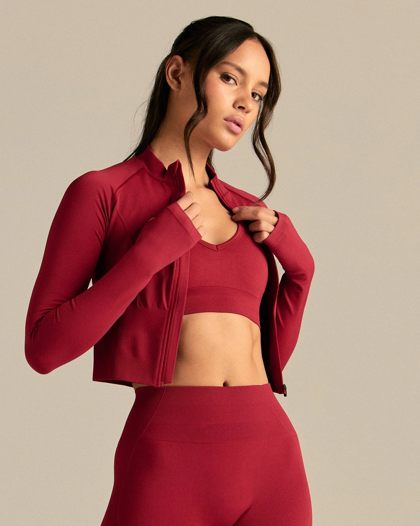 Define 2.0 Midi Jacket | True Red