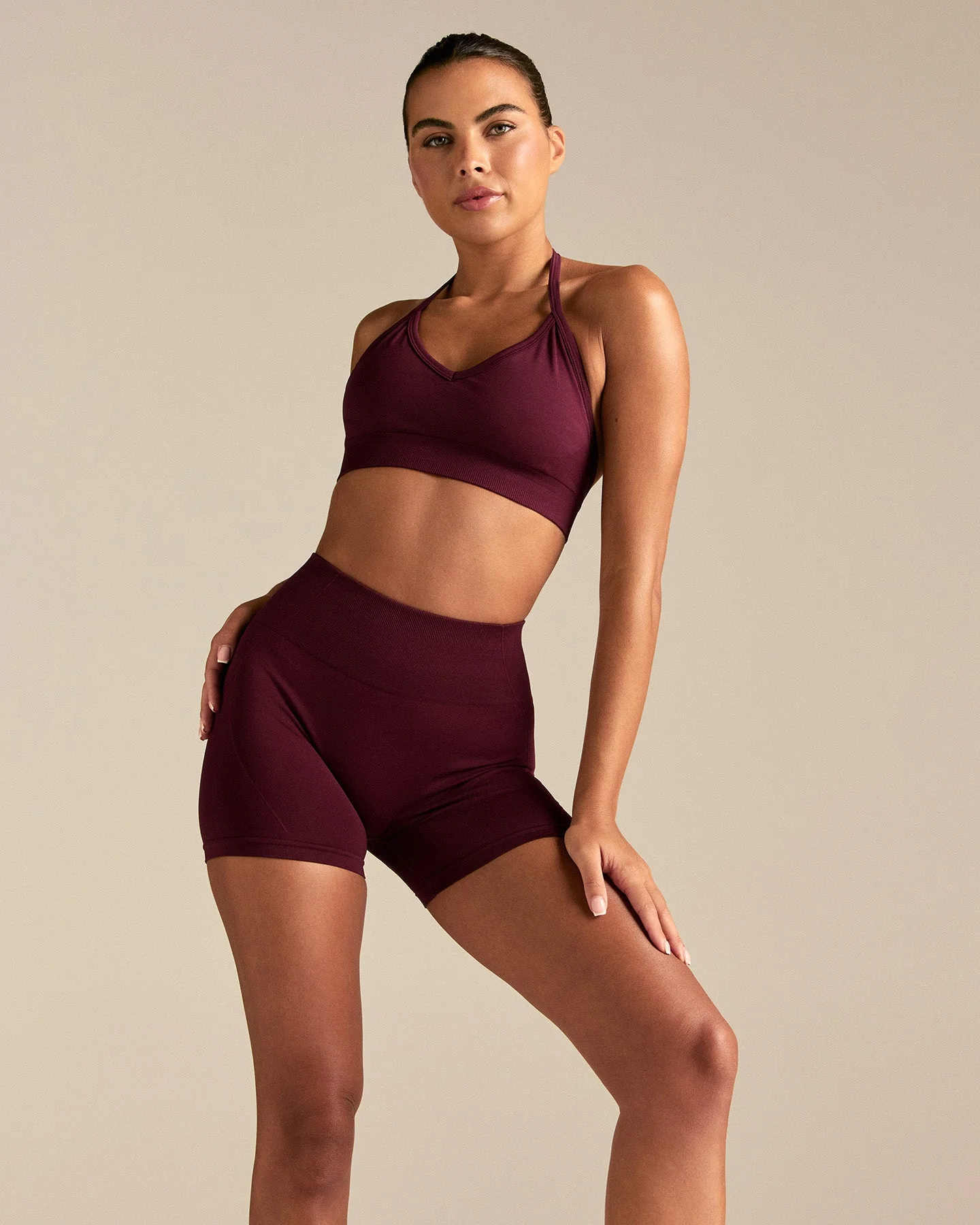 Define 2.0 Halter Neck Bra | Merlot - Image 6