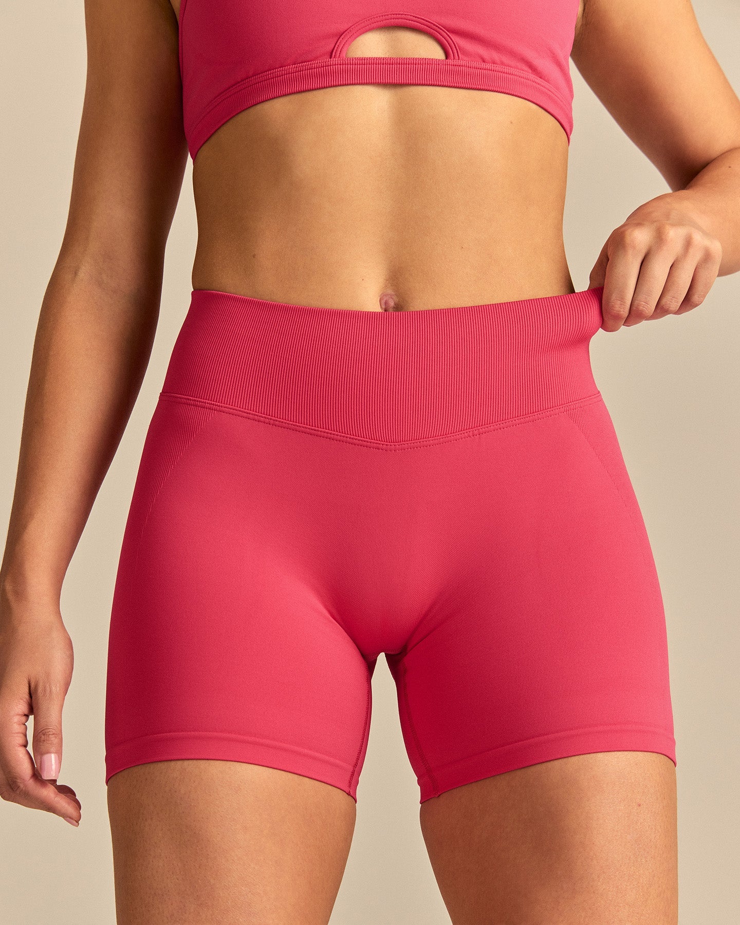 Emphasize Mid Waist 5" Shorts | Watermelon - Image 6