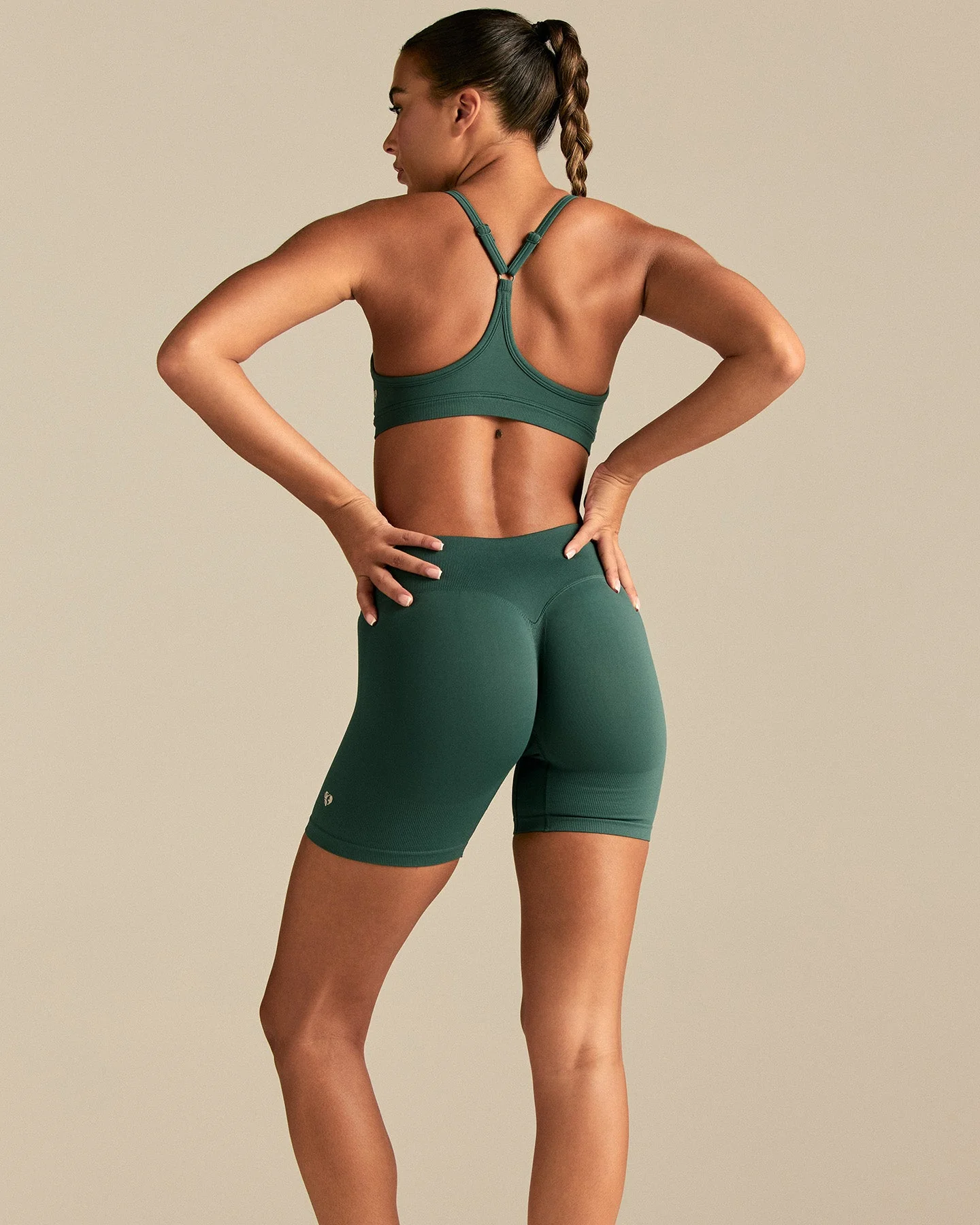 Emphasize V-Neck Bra | Evergreen - Image 2