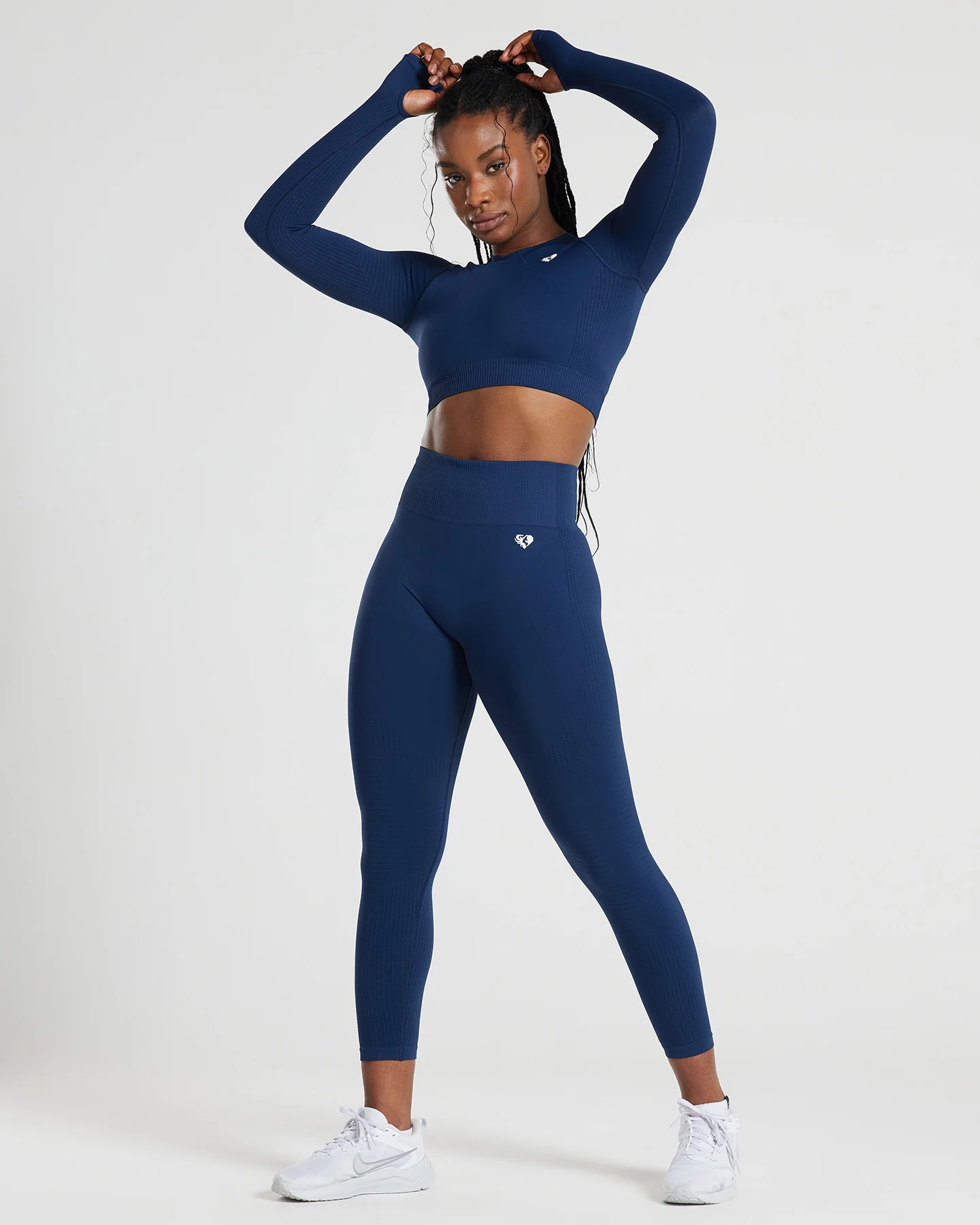 Power High Waist 7/8 Leggings | Sapphire Blue - Image 5