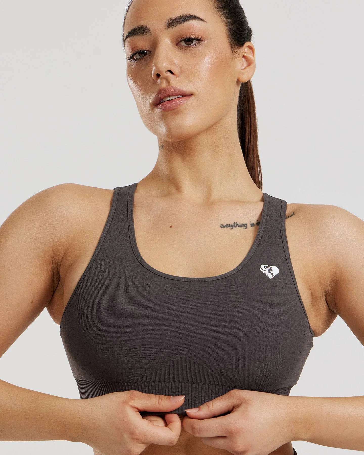 Power Adjustable Sports Bra | Graphite - Image 3