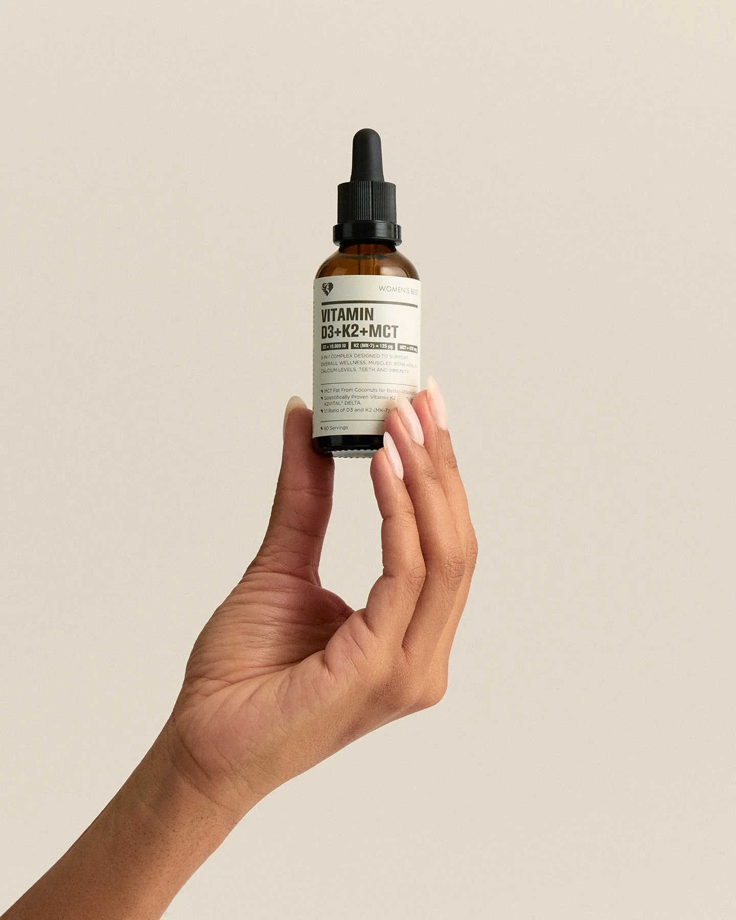 Vitamin D3 + K2 + MCT Liquid Drops (10000IU) - Image 3