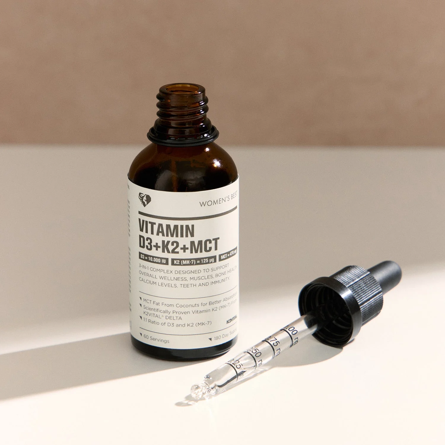 Vitamin D3 + K2 + MCT Liquid Drops (10000IU) - Image 5